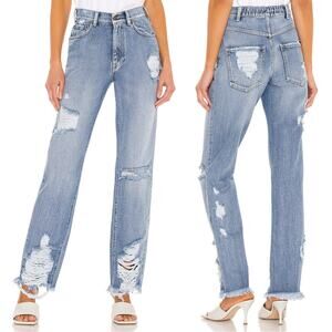 SER.O.YA Maggie Mid Rise Vintage Straight Jeans Lakewood